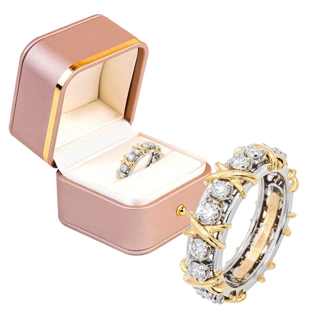 Histone Magnetology Moissanite Diamond Ring（Limited time discount 🔥 last day）