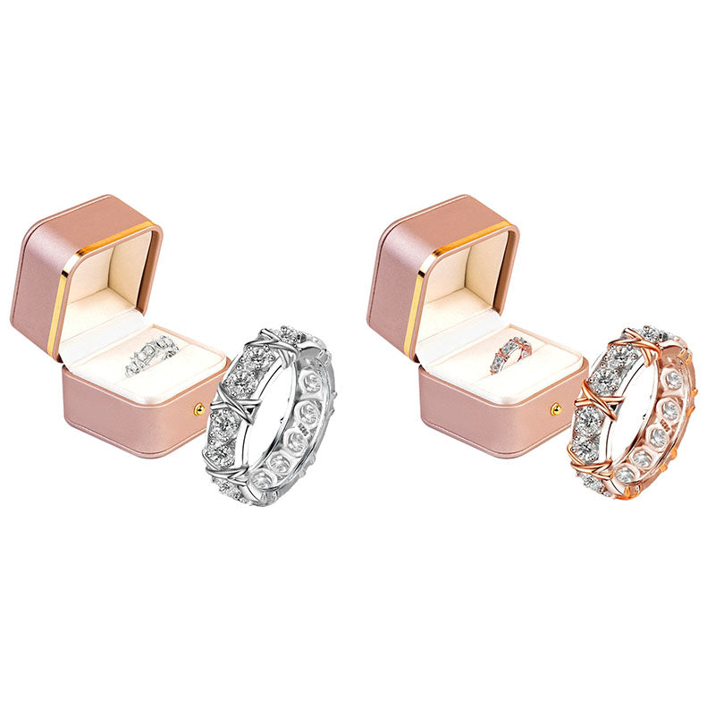 Histone Magnetology Moissanite Diamond Ring（Limited time discount 🔥 last day）