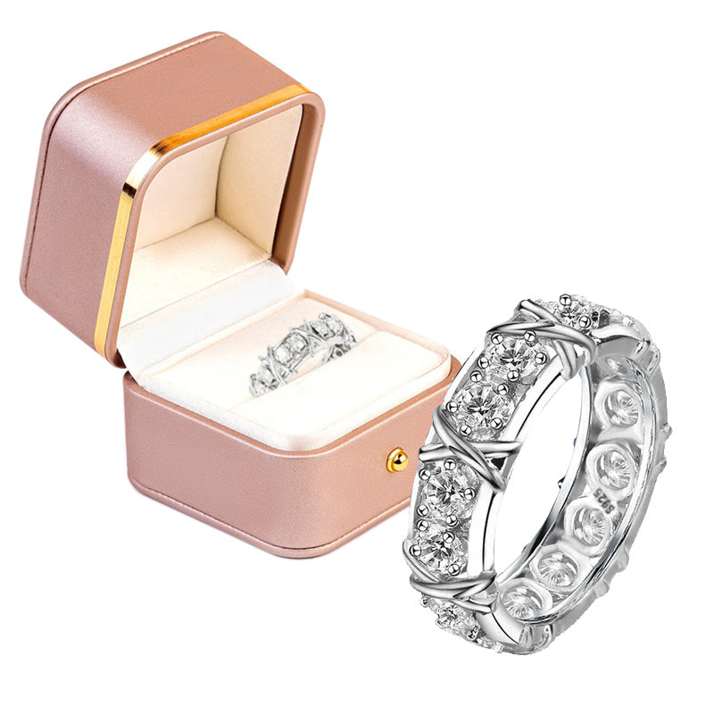 Histone Magnetology Moissanite Diamond Ring（Limited time discount 🔥 last day）
