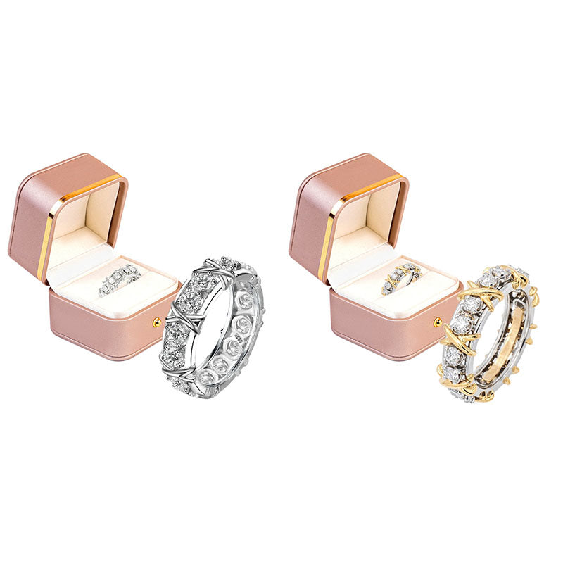 Histone Magnetology Moissanite Diamond Ring（Limited time discount 🔥 last day）